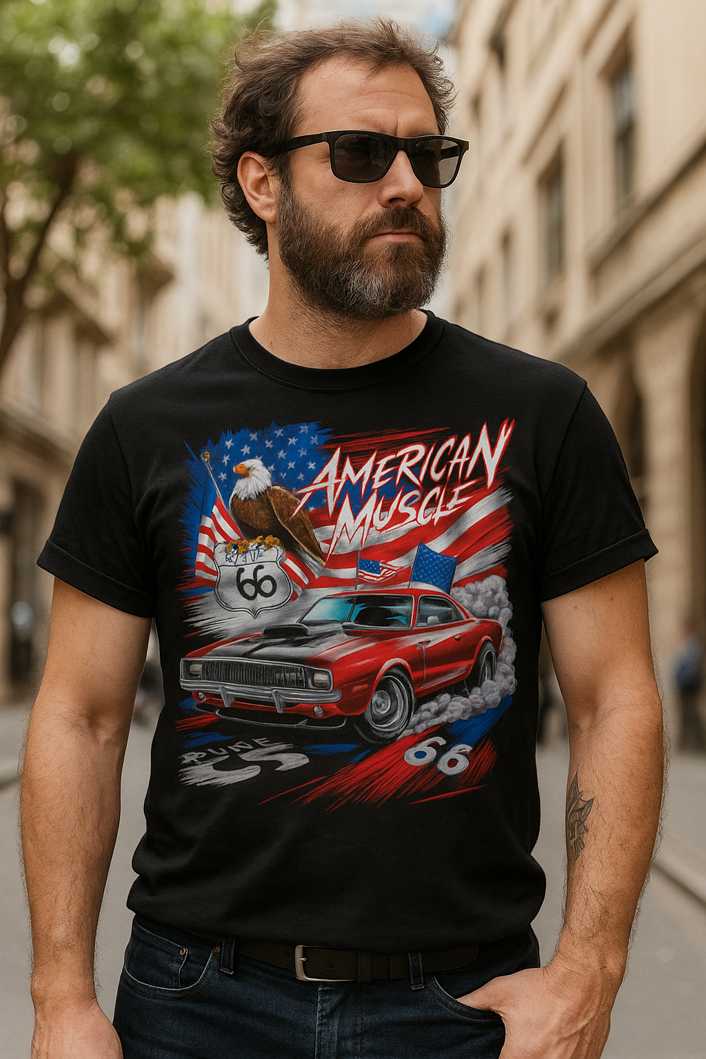 American Muscle – Stars, Stripes, and Street Burners
